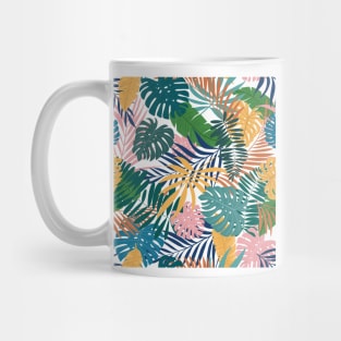 Tropical Leaves Pattern Design 1 Mug